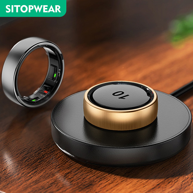 Smart Ring Blood Oxygen Temperature Sensor - 2025 الرجال النساء الذكية حلقة مراقبة