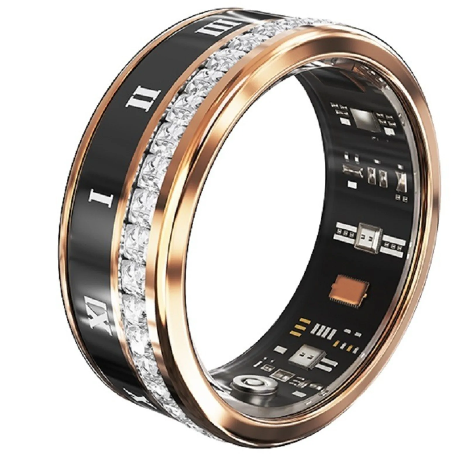 Smart Ring Step Calorie Fitness Monitor - مقاوم للماء حلقة ذكية الرياضة المقتفي