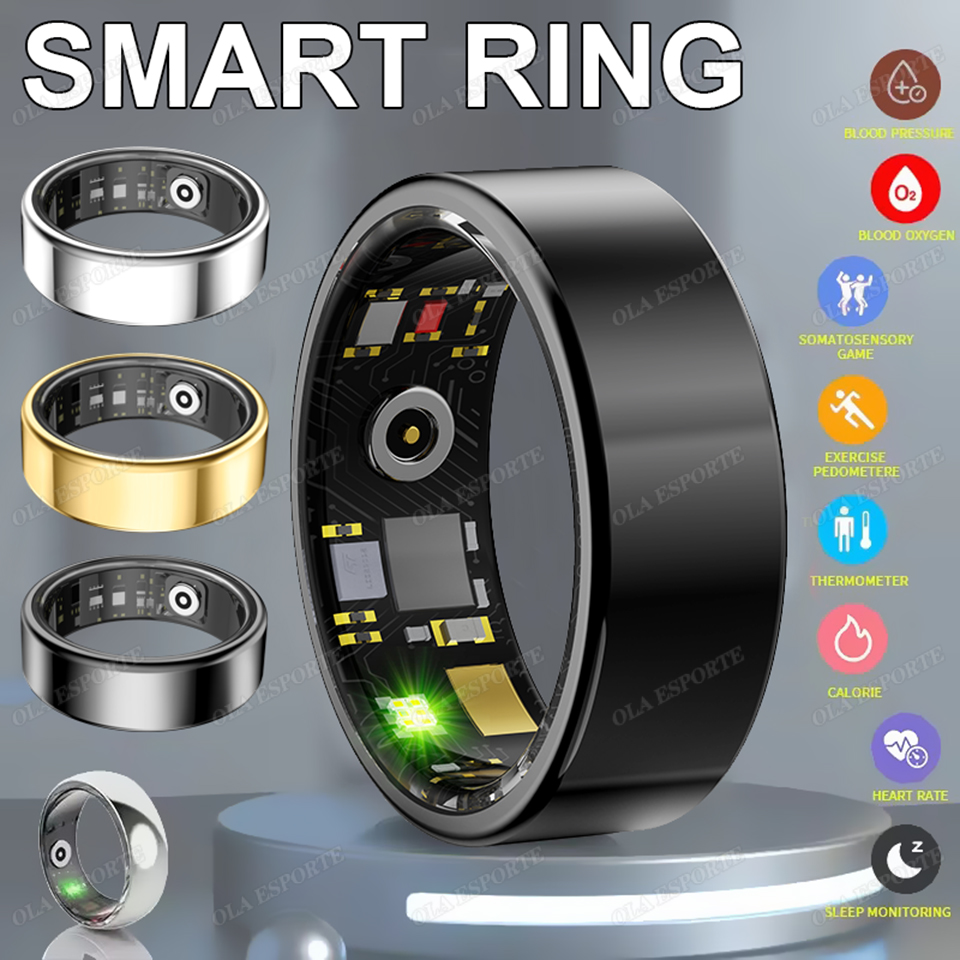 Smart Ring Health Tracker Heart Rate Sleep - خاتم ذكي جديد للنساء والرجال لعام