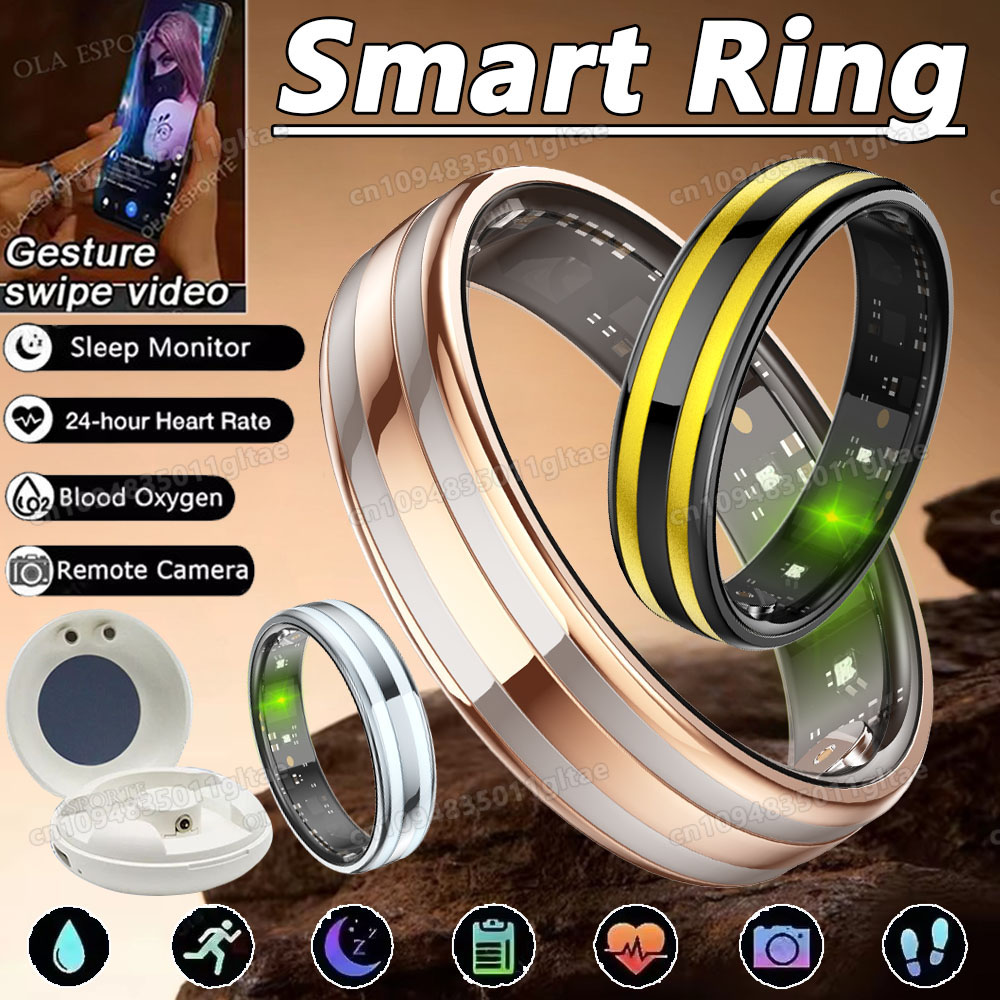 Smart Ring Health Tracker Heart Rate Sleep - لفتة الاستشعار الذكية حلقة مراقبة الصحة