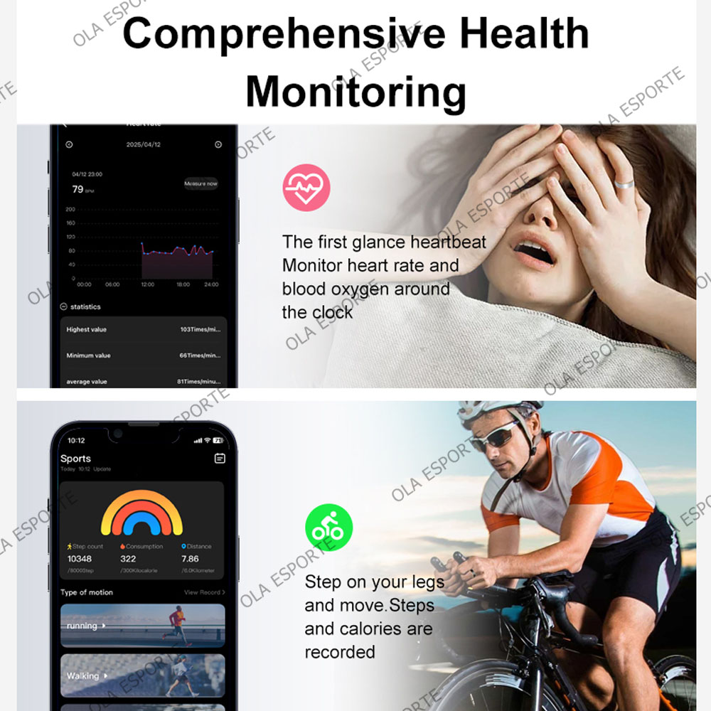 خاتم ذكي صحي جديد لعام 2026 لم - مراجعة Smart Ring Health Tracker Heart Rate Sleep وسعره