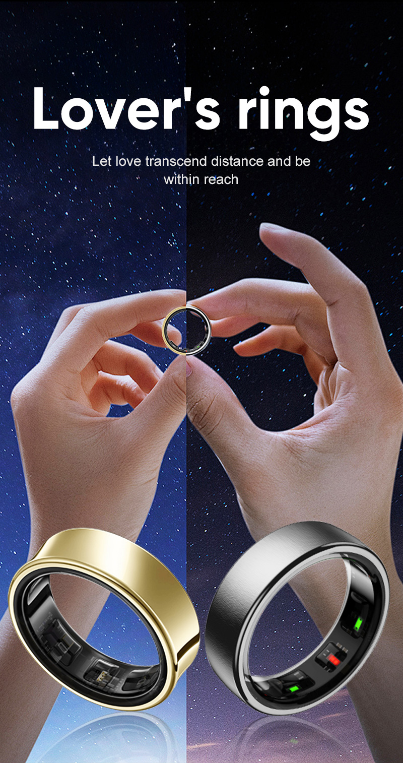 2025 الرجال النساء الذكية حلقة - مراجعة Smart Ring Blood Oxygen Temperature Sensor وسعره
