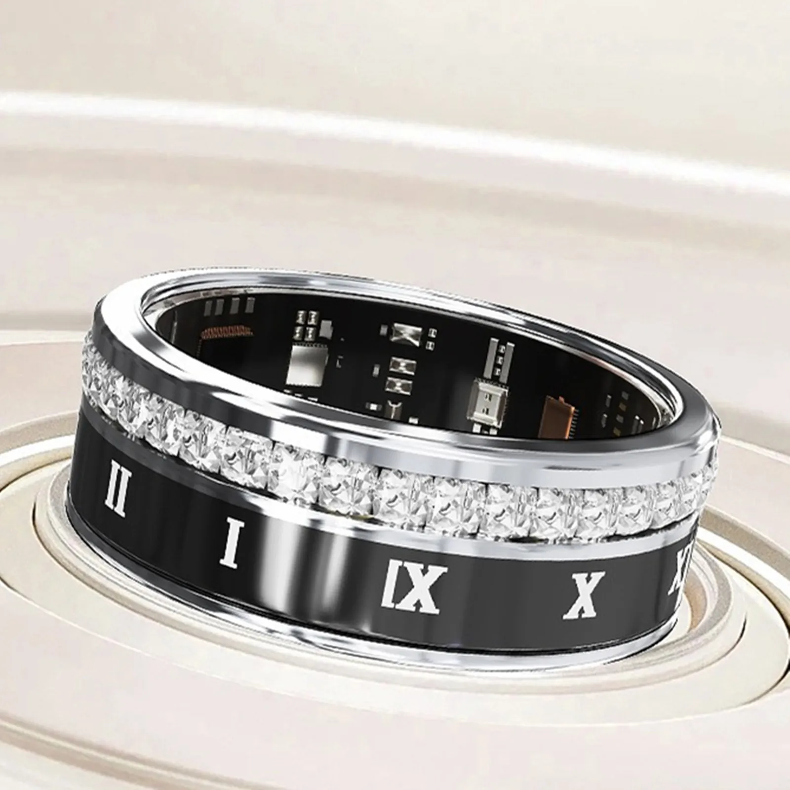 مقاوم للماء حلقة ذكية الرياضة  - مراجعة Smart Ring Step Calorie Fitness Monitor وسعره