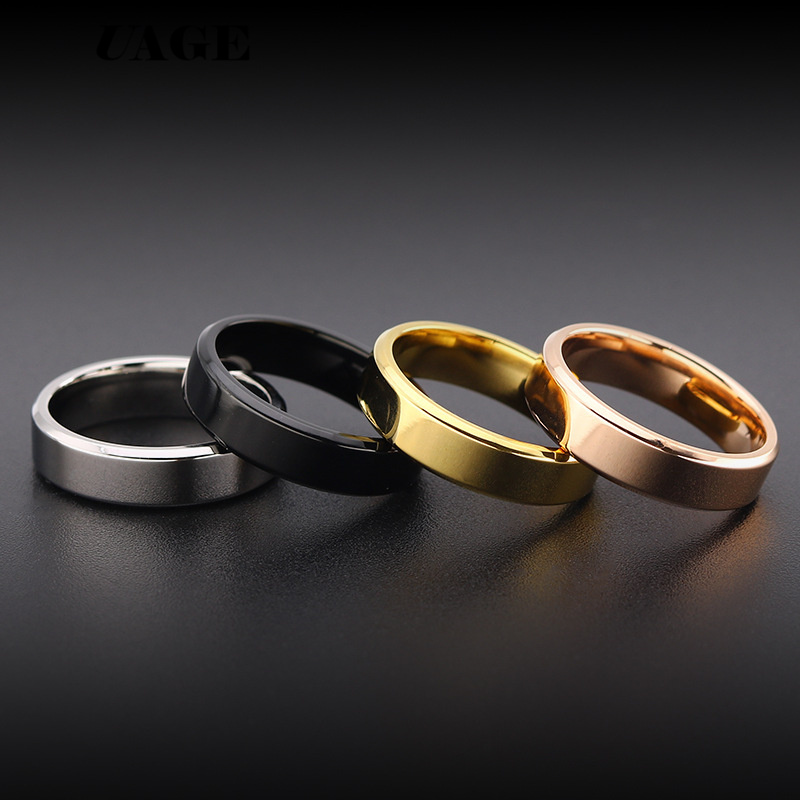 UAGE خواتم عالية الجودة من الف - مراجعة Smart Ring Stainless Steel Black Gold وسعره