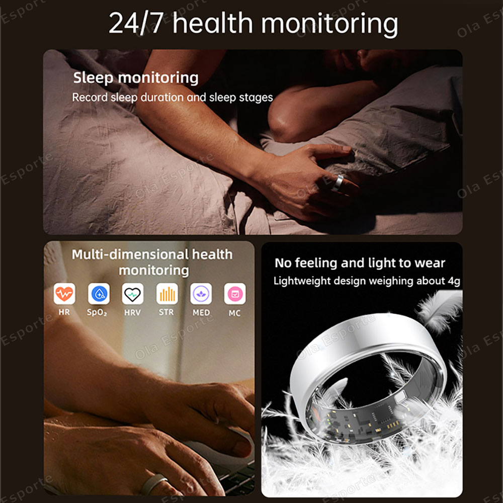 خاتم ذكي 2026 لتتبع اللياقة ال - مراجعة Smart Ring Step Calorie Fitness Monitor وسعره