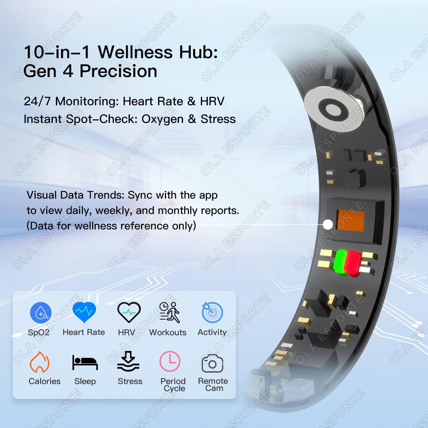خاتم ذكي جديد لعام 2026 للرجال - مراجعة Smart Ring Step Calorie Fitness Monitor وسعره