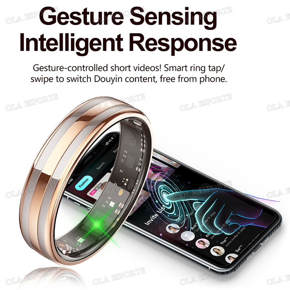 لفتة الاستشعار الذكية حلقة مرا - مراجعة Smart Ring Health Tracker Heart Rate Sleep وسعره