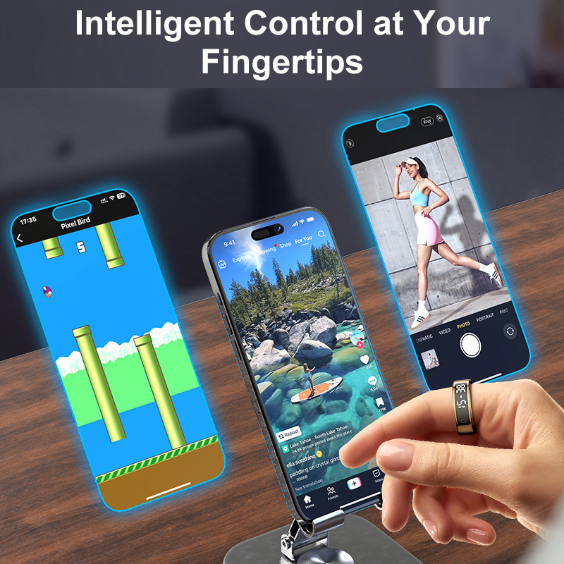AMZMAX R11C شاشة عرض حلقة ذكية - مراجعة Smart Ring Health Tracker Heart Rate Sleep وسعره